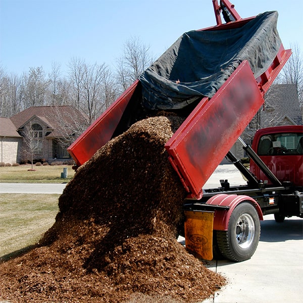 mulch delivery we offer a variety of mulch options, including hardwood, pine, and colored mulch for delivery